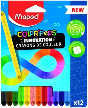 Feutres de coloriage Maped COLOR'PEPS GLITTER - boîte de 10