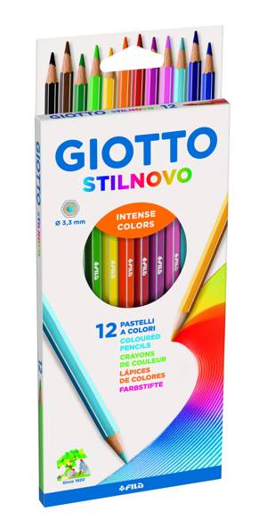 Stilnovo BICOLOR Etui Crayons de Couleur Giotto