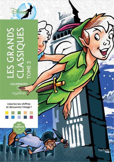 Livre coloriages mystères Disney Princesses Hachette chez Rougier