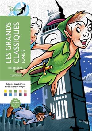 Coloriages mystères Disney - Les Grands classiques Tome 4 (Broché
