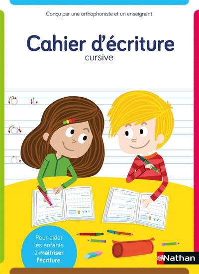 Cahier d'écriture cursive, Yachar Jusserand, François Barbier, Livres  pour enfants, 9782091933191