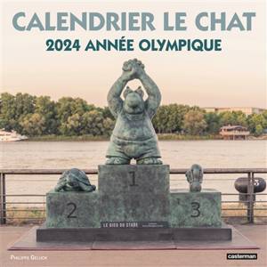 Le chat : Calendrier (édition 2024) - Philippe Geluck - Casterman -  Papeterie / Coloriage - La Maison de la Bande Dessinée BRUXELLES
