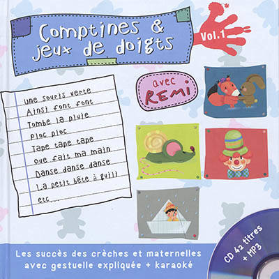 Comptines et jeux de doigts. Vol. 1 | Rémi Guichard, Annelore