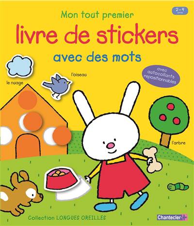 Mon tout premier livre de stickers avec des mots, 2-4 ans