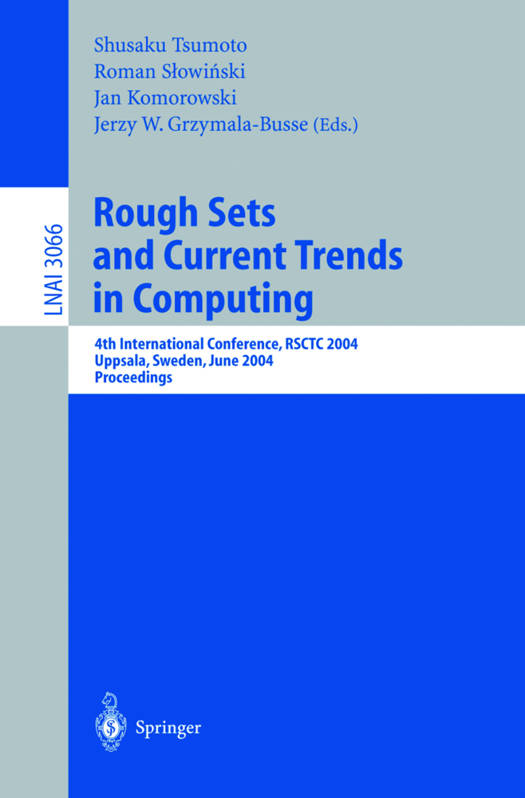 Rough Sets and Current Trends in Computing | | Mathématiques ...